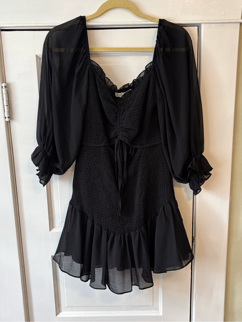 She + Sky smocked mini dress
